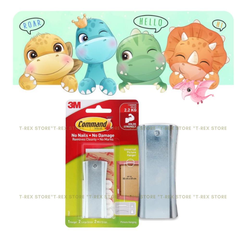 3M Command Universal Picture Hanger 17047 - รับน้ําหนักได้ถึง 2.2กก