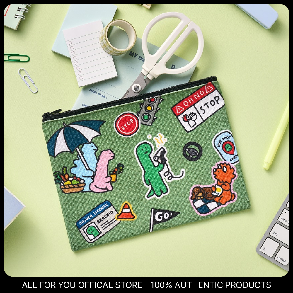 [Joguman x Casper] กระเป๋าผ้า สีเขียว