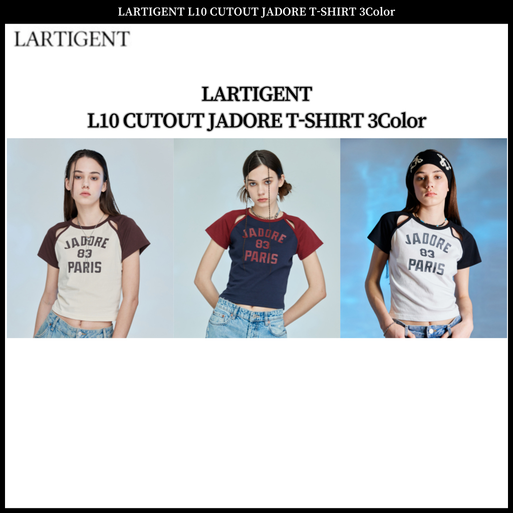 เสื้อยืด LARTIGENT L10 CUTOUT JADORE 3 สี
