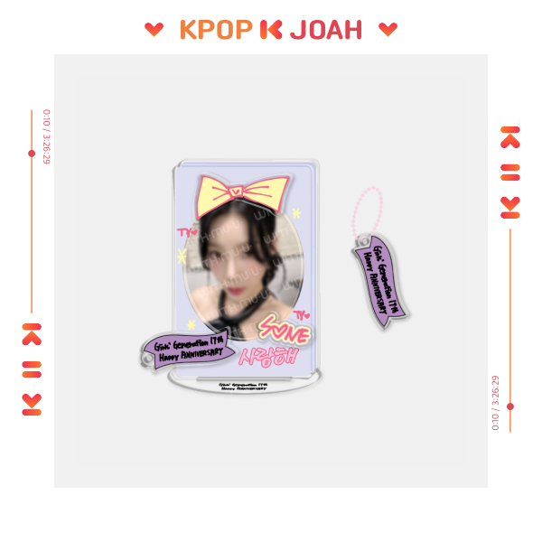 (ACRYLIC PHOTO CARD STAND SET) 2024 GIRLS' GENERATION 17th ANNIVERSARY MD (19th Sep.2024)