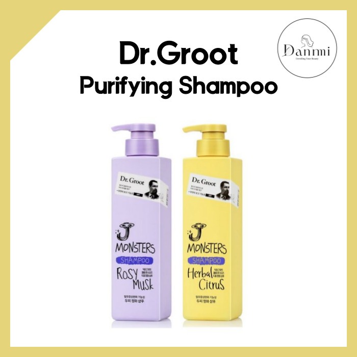 [Dr.Groot] J-monsters Purifying Scalp Shampoo Anti Hair Loss Care Crown Odor Sebum 385ml