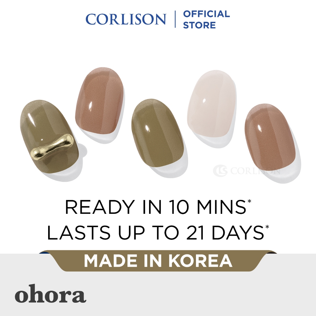Ohora N Sage Nails Semi-curveed Gel Nail Strips NP-189