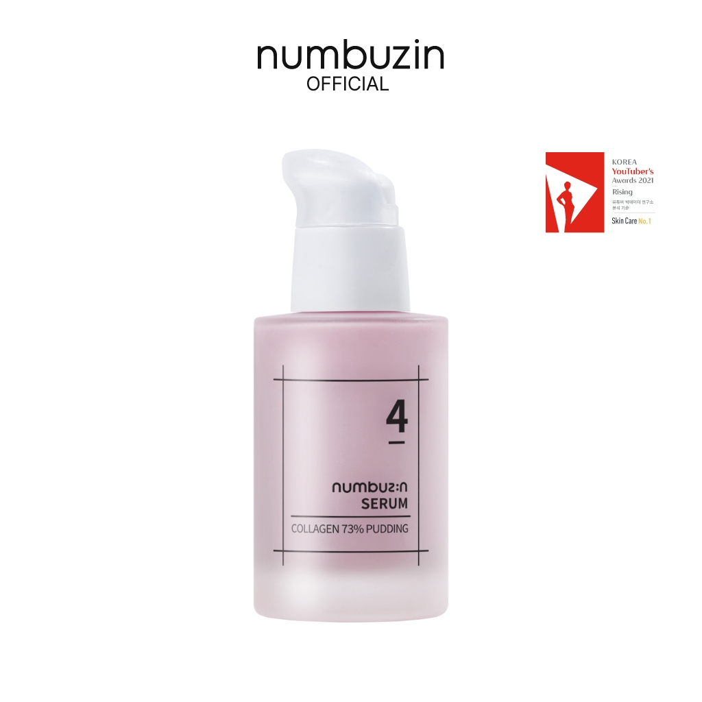 numbuzin No.4 เซรัมบำรุงผิว คอลลาเจน 73% 50 มล.เซรั่มเบอร์ 4 เซรั่มคอลลาเจน เนื้อพูดดิ้ง ผิวแข็งแรง อิ่มฟู