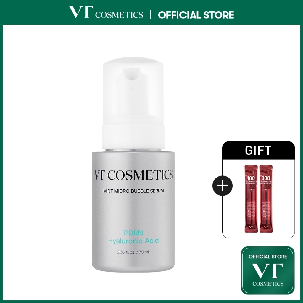[VT] Micro Bubble Serum 70ml (Azelaic Acid, PDRN, NIACINAMIDE, COLLAGEN) เดย์ & ไนท์ สกินแคร์ [เรือธงอย่างเป็นทางการ]