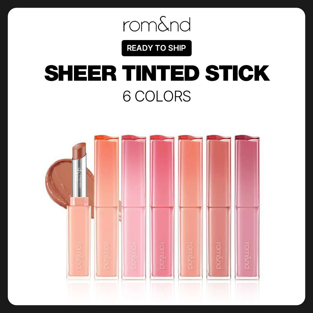 [Rom&nd] Sheer Tinted Stick 6 Colours Lip tint