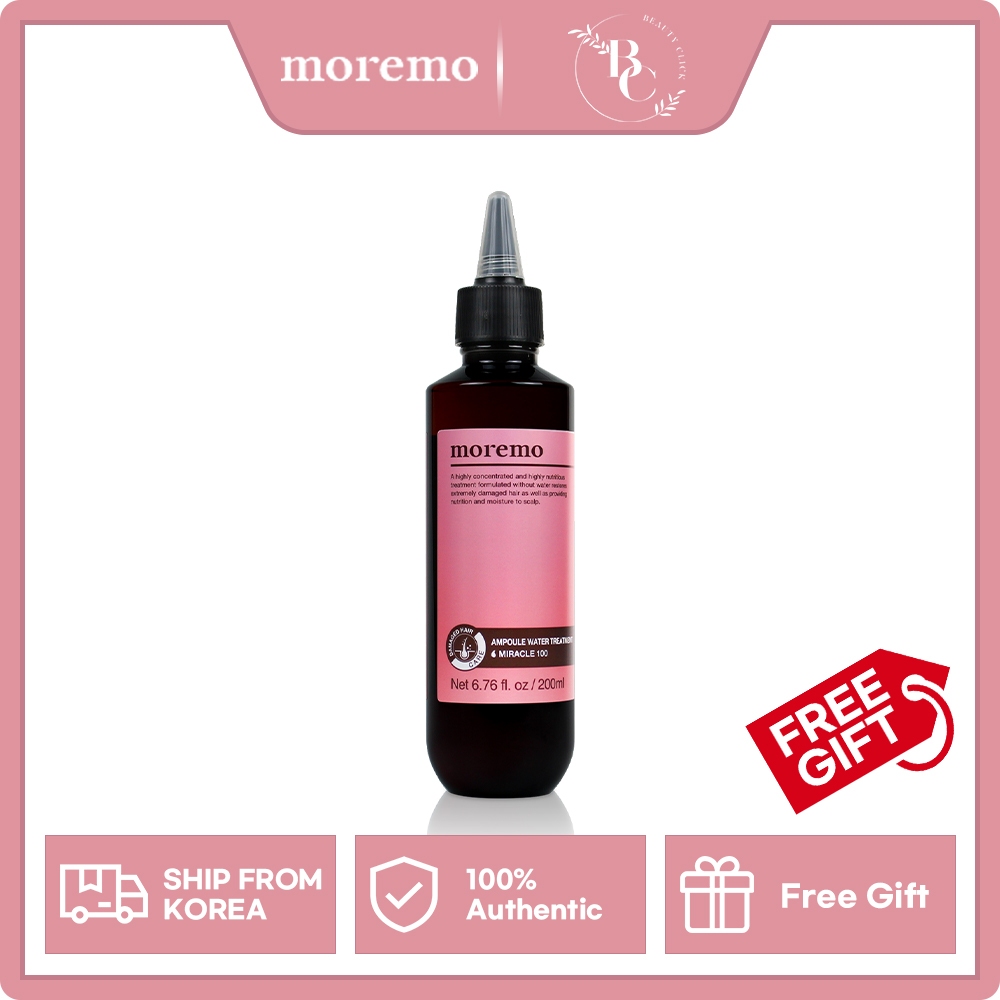 [Moremo] Ampoule Water Treatment Miracle 100 200ml | Intensively Soft, Provides Anti-Hair Loss