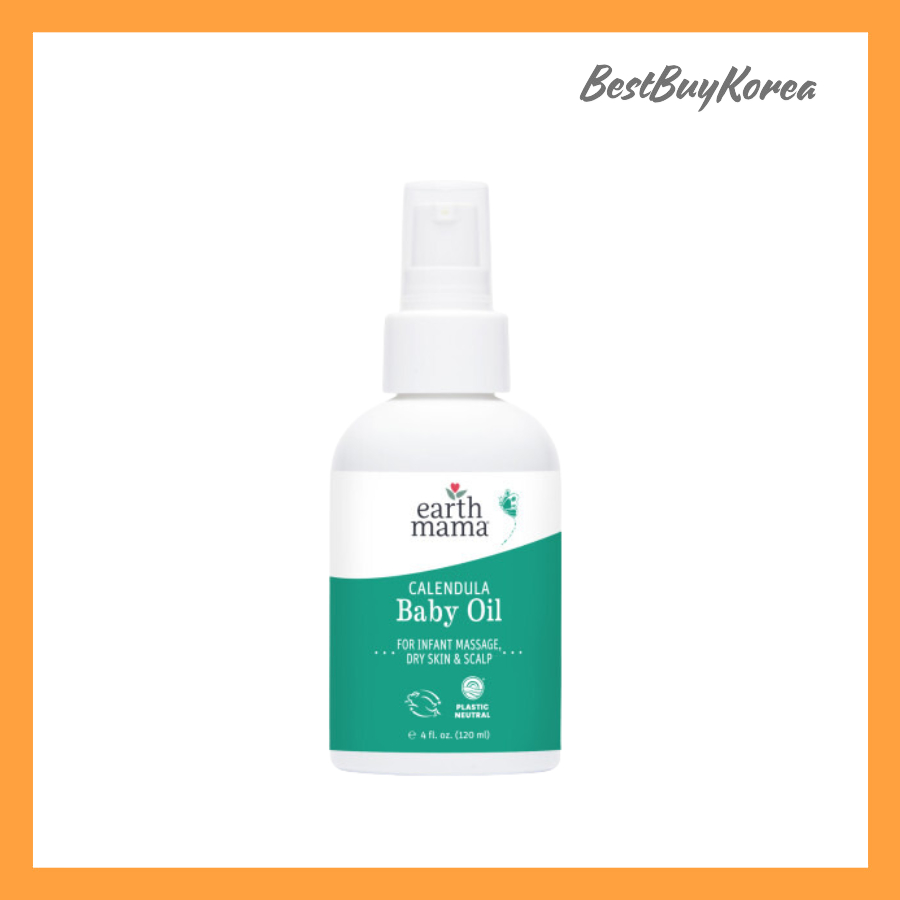 Earth Mama Calendula เบบี้ออยล์ 120 มล.