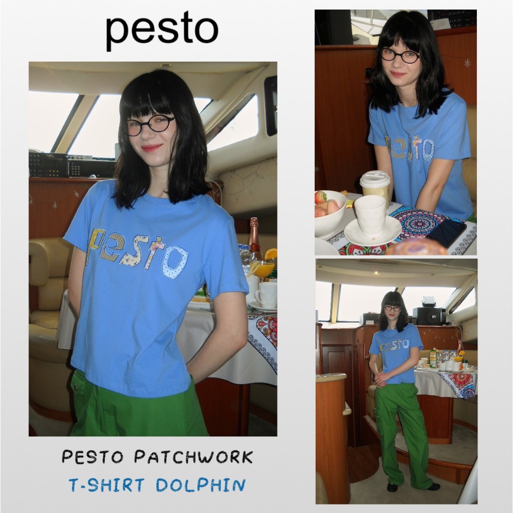 [PESTO] PATCHWORK T-SHIRT DOLPHIN