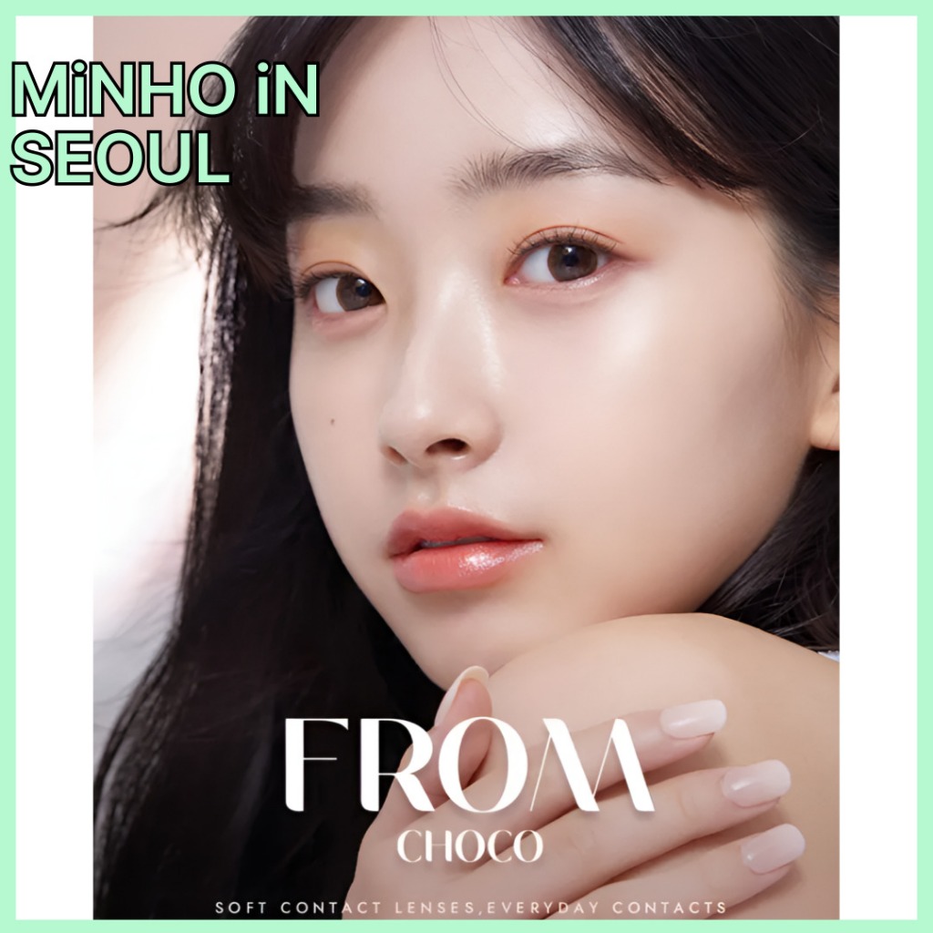 OLENS จากเดือนช็อกโก – 1 สี  | รายเดือนจาก Choco 13.2 มม. คอนแทคเลนส์สี K-Beauty 2p 1 กล่อง