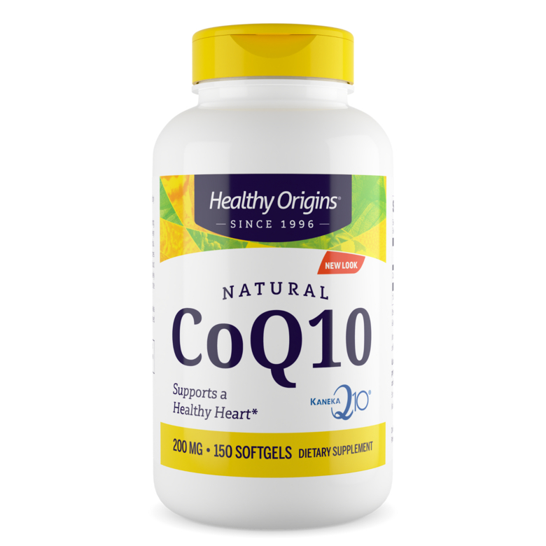 [ผลิตในสหรัฐอเมริกา] Healthy Origins CoQ10 200mg Softgels - 150 Count - ปราศจากถั่วเหลือง ไม่ใช่จีเอ็มโอ ได้รับการรับรอง GMP