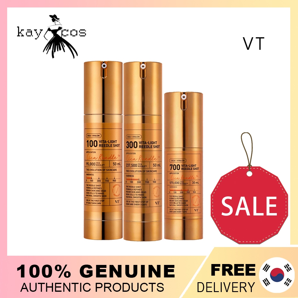 [VT] Vita-light REEDLE SHOT 100 /300/700 50ml Brightening, UK Vitamin C Serum, Vitamin B3(5%), Vitam