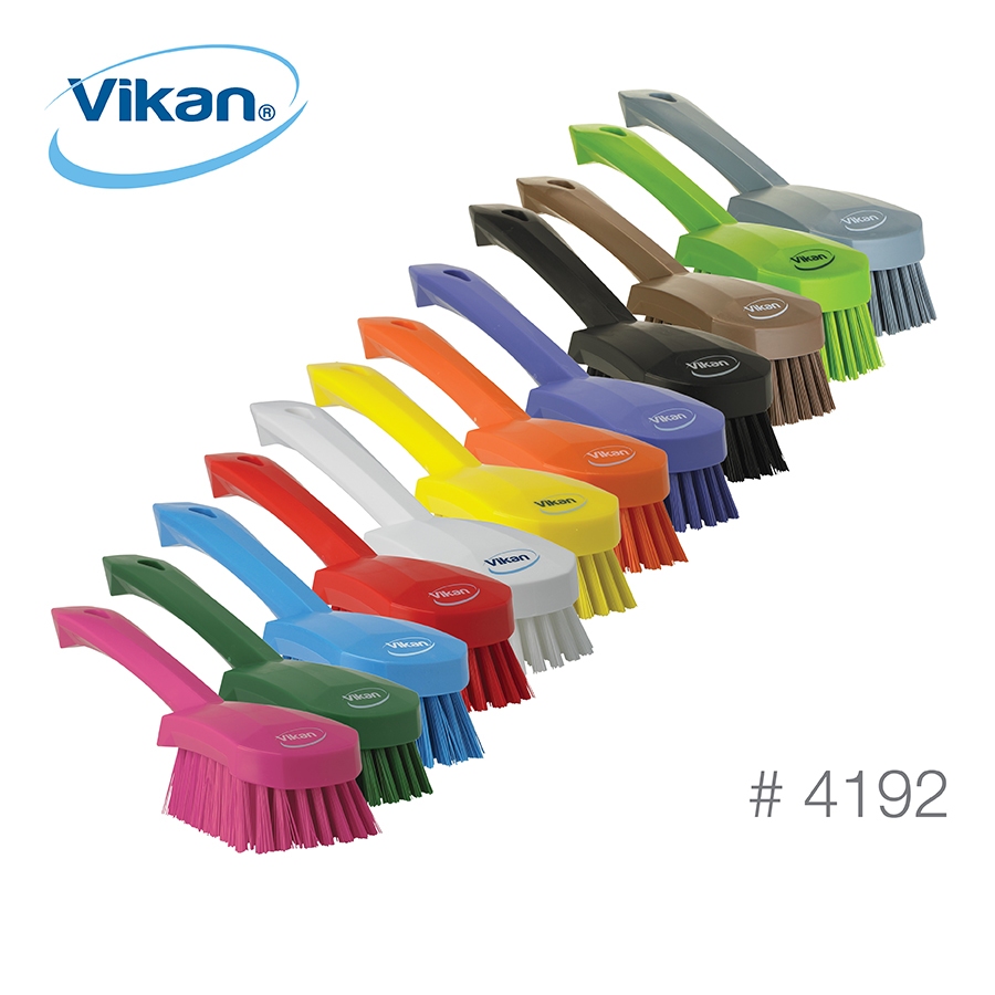 Home Essential Vikan 270mm แปรงสครับด้ามสั้น แข็ง 4192