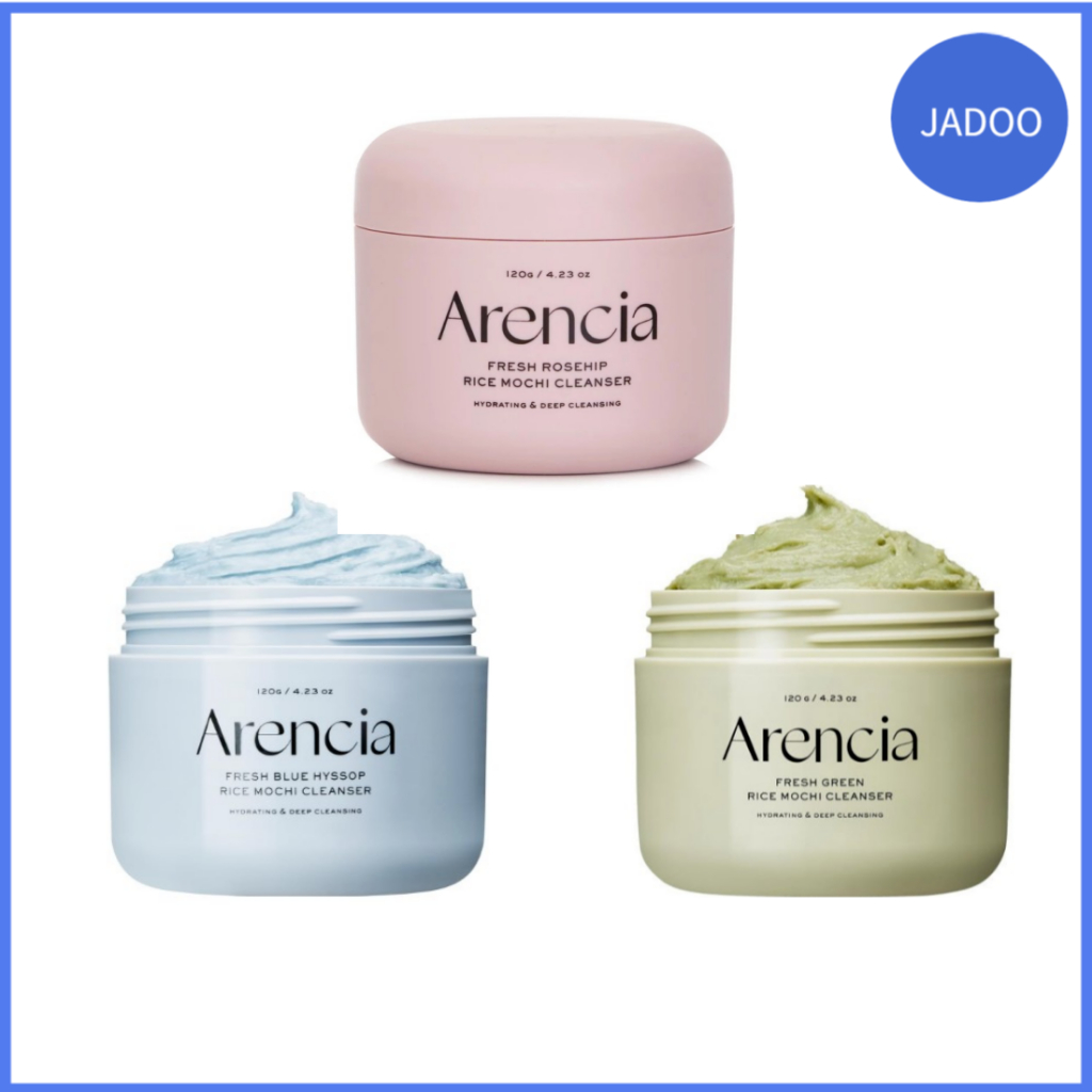 Arencia Rice Mochi Cleanser 120g Green / Rosehip / Blue Hyssop