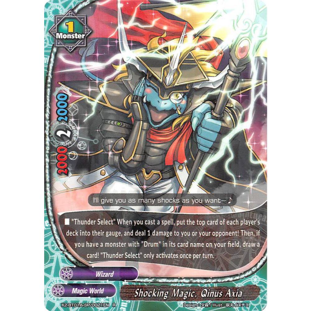 English Buddyfight Shocking Magic, Qinus Axia X2-BT01A-SP/0021EN