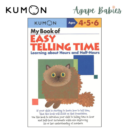 Kumon My Book Of Easy Telling Time (อายุ 4-6)