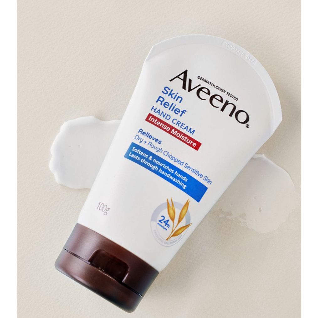 AVEENO [AVEONEO] Skin Relief Hand Cream 100g Intense Moisture สําหรับมือแห้งมาก