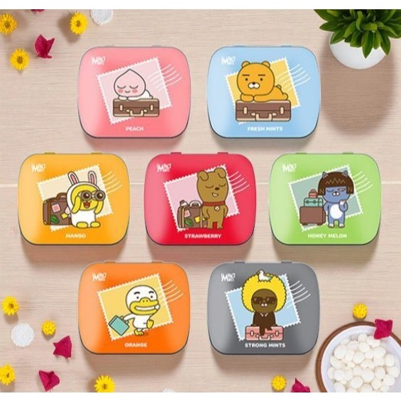 (ซื้อ 3 ลด 23%) Oliveyoung Impact Mint x Kakao Friends 7 รสชาติ