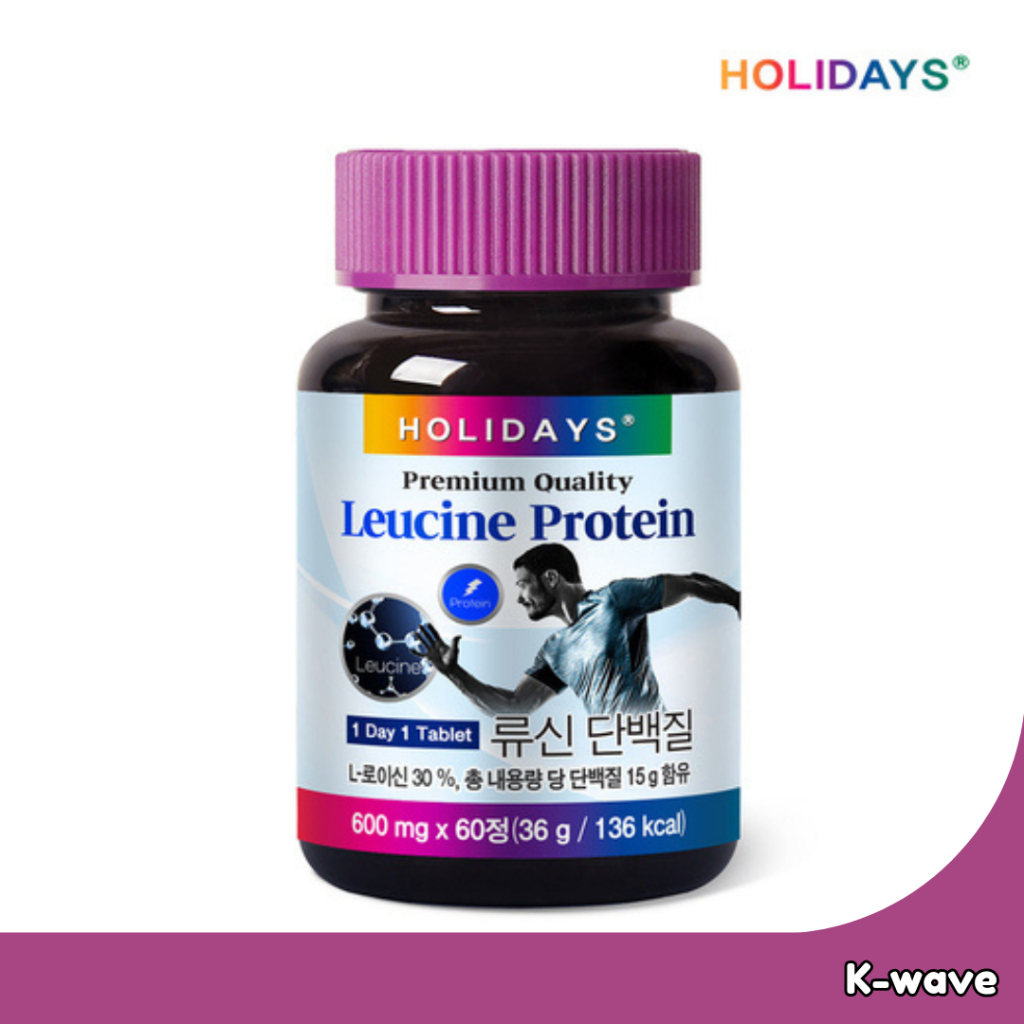 Holidays L‐Leucine 600 mg – 60 เม็ด(หมดอายุ 2026. 07. 22)