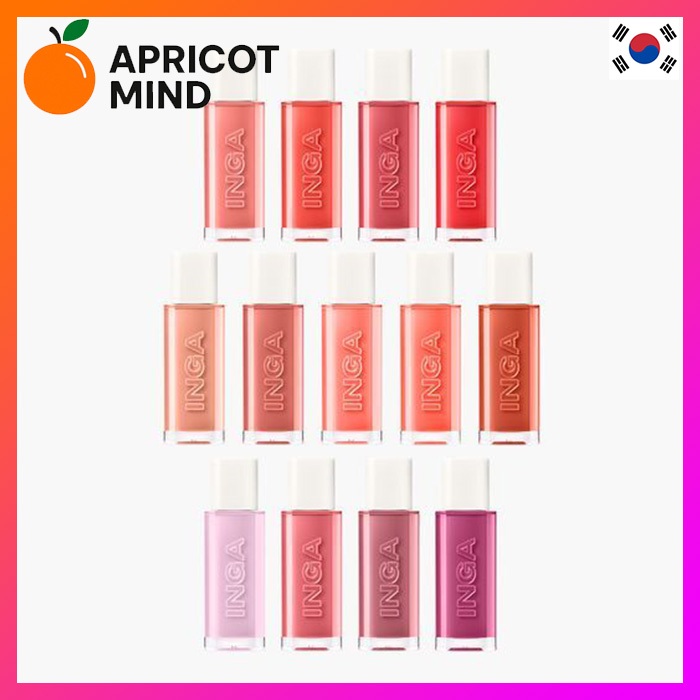 Inga Water Glow Lip Tint 4.5g 13 สี/ส่งเกาหลี
