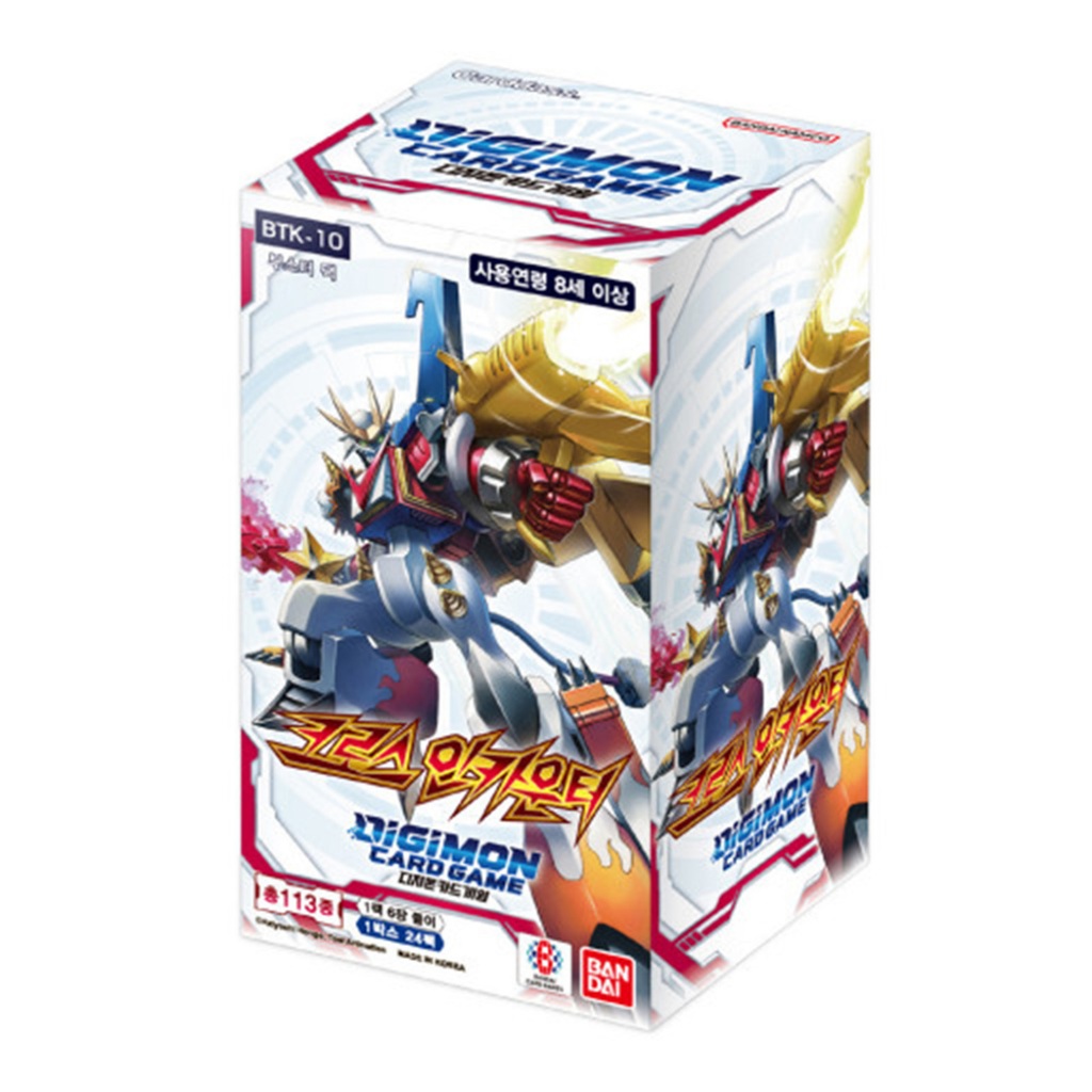 Bandai DIGIMON Card "Cross Encounter" Booster Box เวอร์ชั่นเกาหลี BTK-10