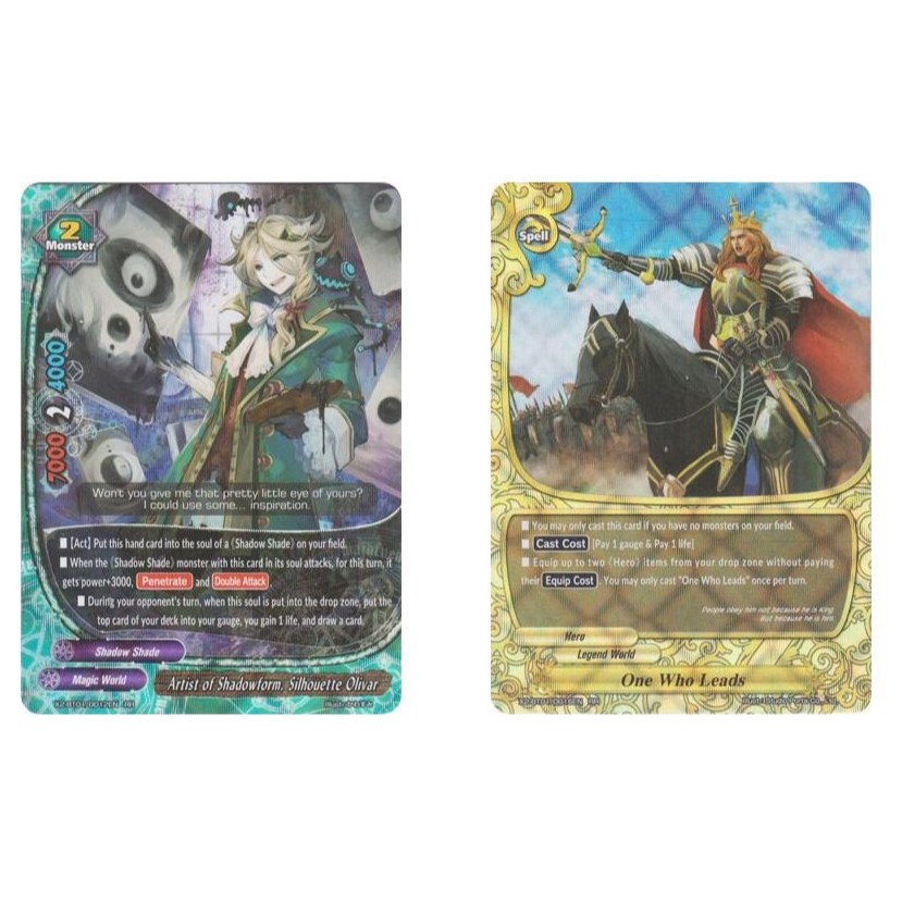 English Future Buddyfight Artist of Shadowform, Silhouette Olivar X2-BT01/0012EN /One Who Leads X2-B