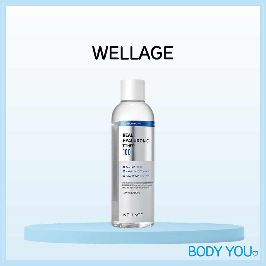 [WELLAGE] Real Hyaluronic 100 Toner 200ml