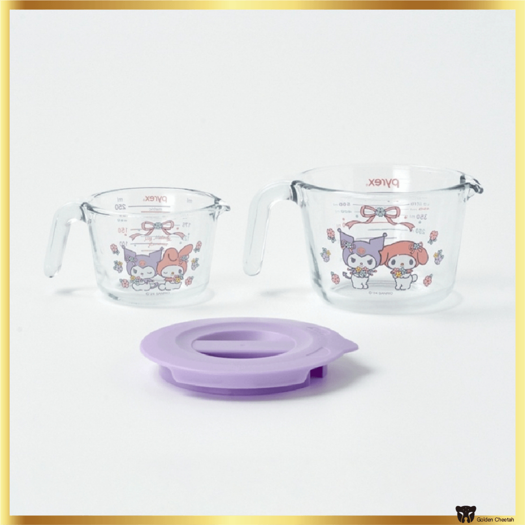 Pyrex My Melody & Kuromi ถ้วยตวงทนความร้อน (250ml / 500ml)