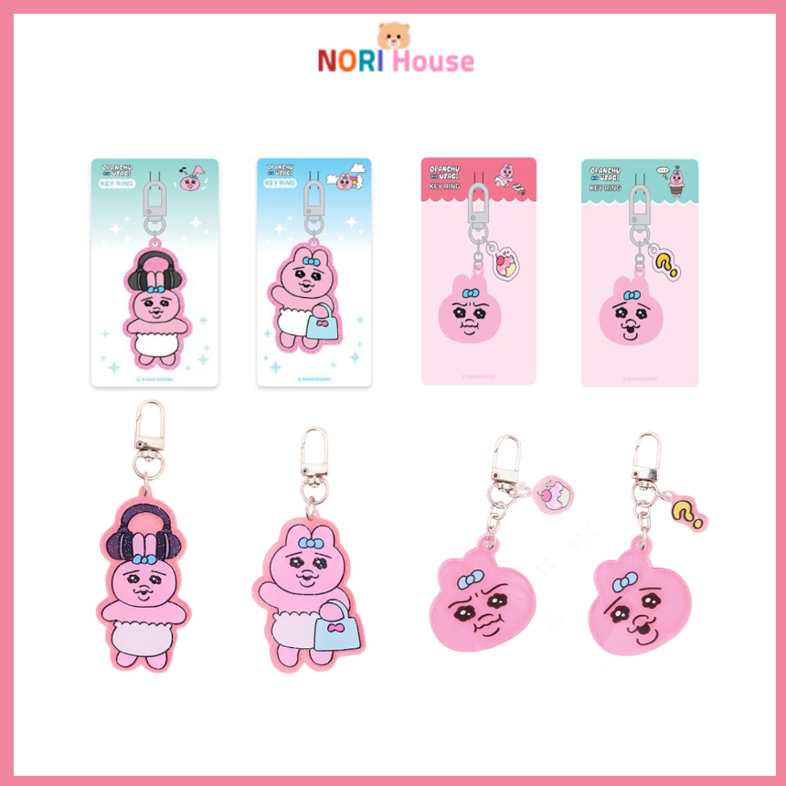 Opanchu Usagi พวงกุญแจอะคริลิค Face พวงกุญแจ Charm จี้