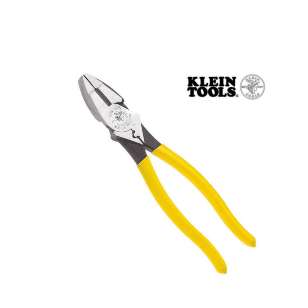 KLEIN TOOLS คีมย้ําขั้วต่อ 9 นิ้ว D213-9NE-CR - เครื่องมือมือมืออาชีพสําหรับจีบที่แม่นยํา | Klein To