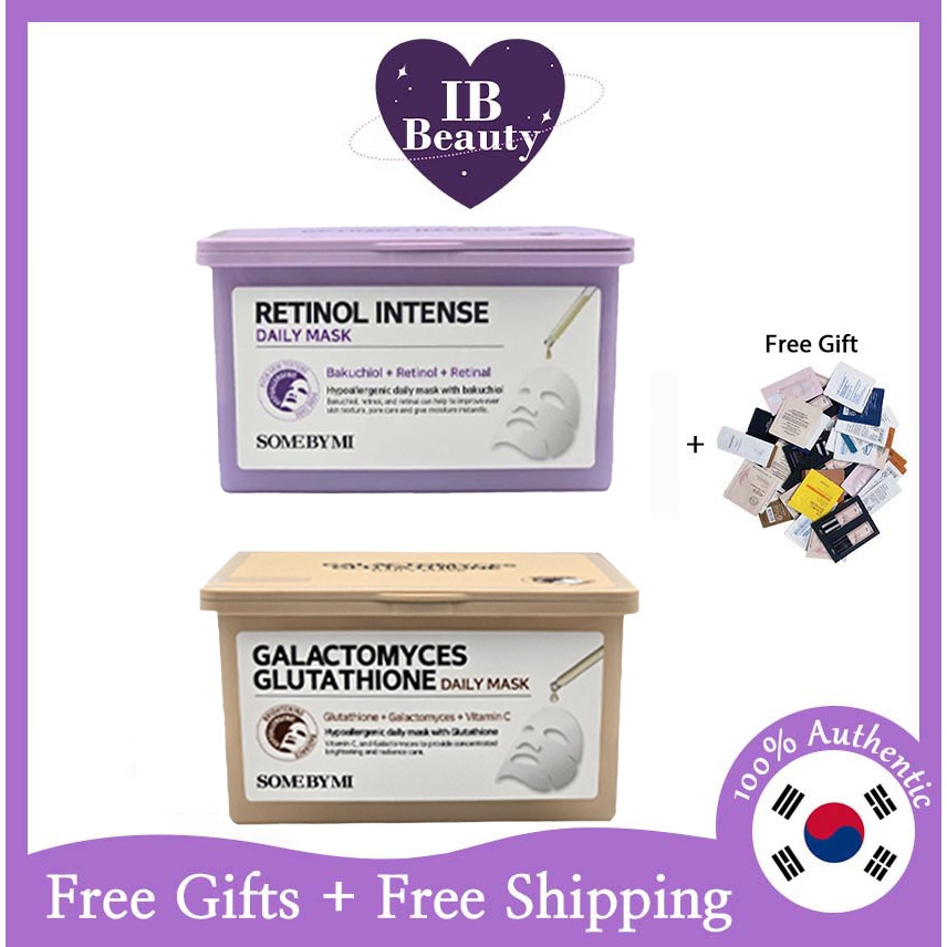 [SOME By MI] Retinol Intense / Glutathione Daily Mask 30EA (350ml)