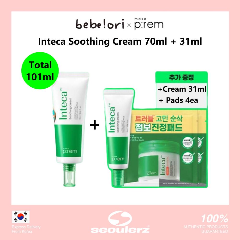 [Make P:rem] Make Prem Inteca Soothing Cream 70ml + 31ml + Pad 2ea