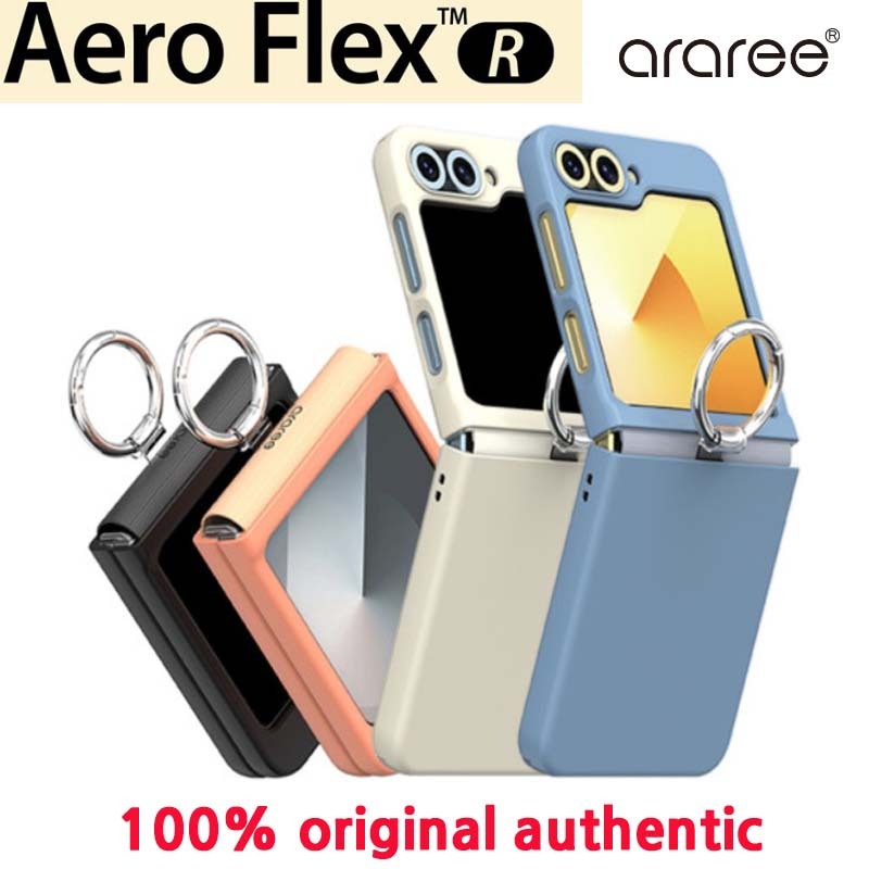 Araree Aero Flex(R) GALAXY{Z Flip6}เคสโทรศัพท์ป้องกันบานพับแหวนนิ้ว
