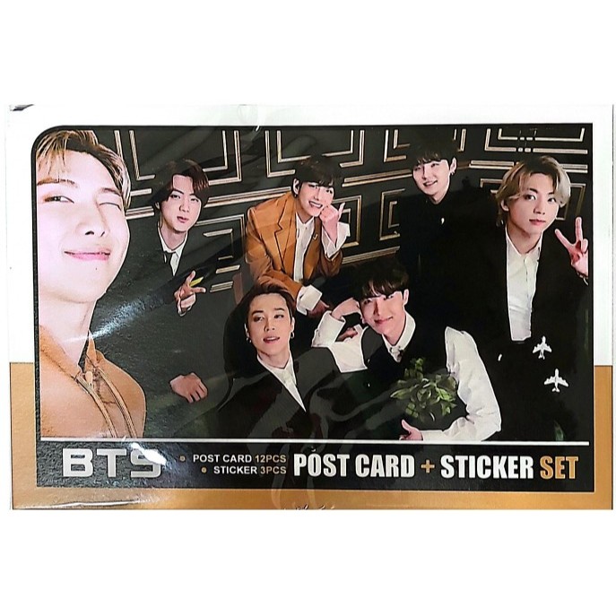 Bts [โปสการ์ด 12P/ สติ๊กเกอร์ 3P Set] K-POP <2024.10>