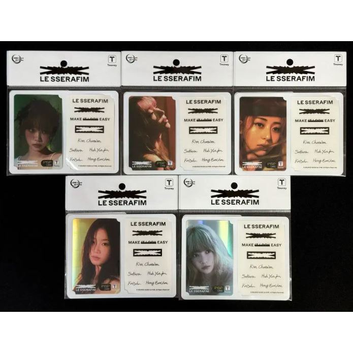 LE SSERAFIM T-Money บัตรขนส่ง