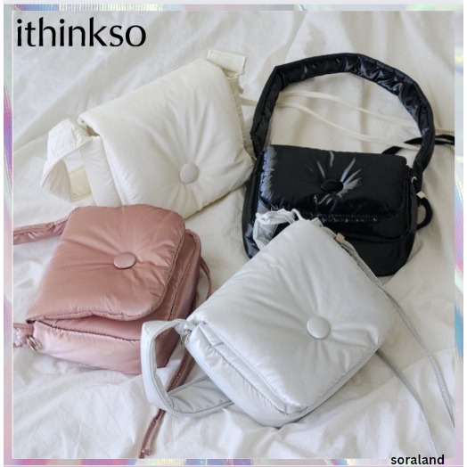 [ithinkso] Puffy SHOULDER & CROSS _ SHINY (4 สี)