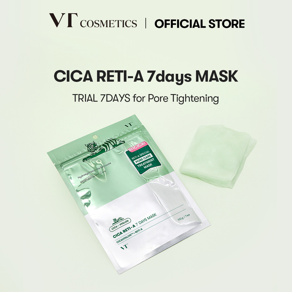 [VT] CICA RETI-A Seven days mask Anti-aging, Brightening, Wrinkle Care < Official Flagship >