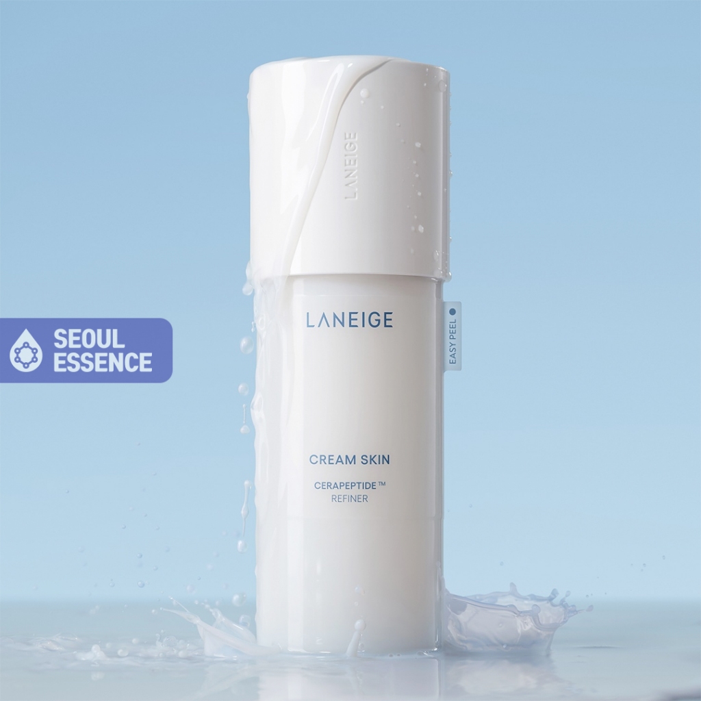 Laneige Cream Skin Cerapeptide™ Refiner / Mist Pump Kit - No.1 Moisturizing Toner ของเกาหลี ให้ความชุ่มชื้นยาวนาน 120 ชั่วโมง