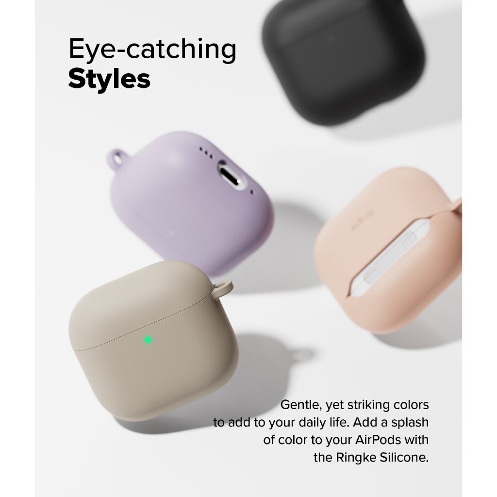 Ringke Silicone Case สําหรับ AirPods 4 รูปที่ 3