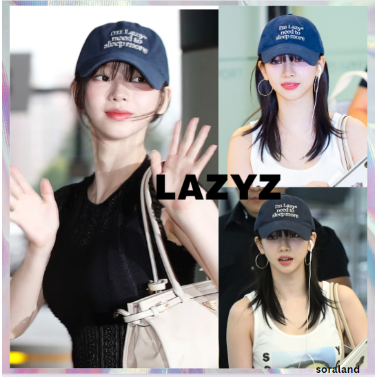 Karina Pick [lazyz] Sleep More Washing Ball Cap 9 สี
