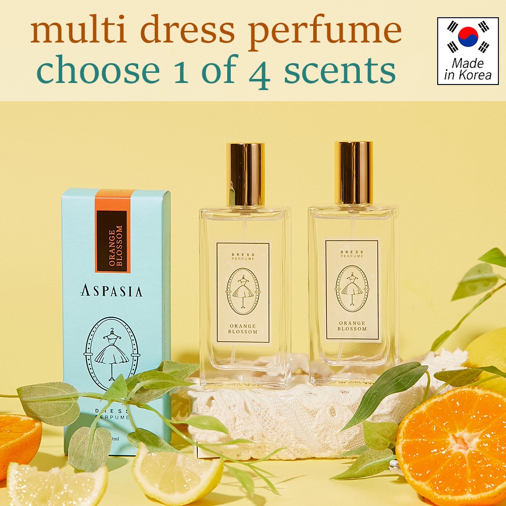 Aspasia Multi Dress Perfume 50ml / กลิ่น : Orange Blossom, Powdery Lavender, Green Flower, Oriental 