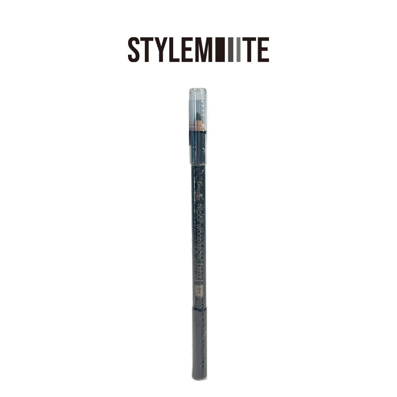 [STYLEMITE OFFICIAL] MISSHA Smudge Proof Wood Brow Pencil - สีดํา (3.5g)