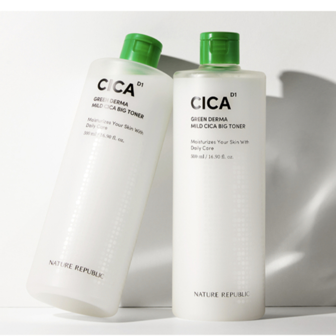 [NATURE REPUBLIC] Green Derma Mild Cica Big Toner 500ml