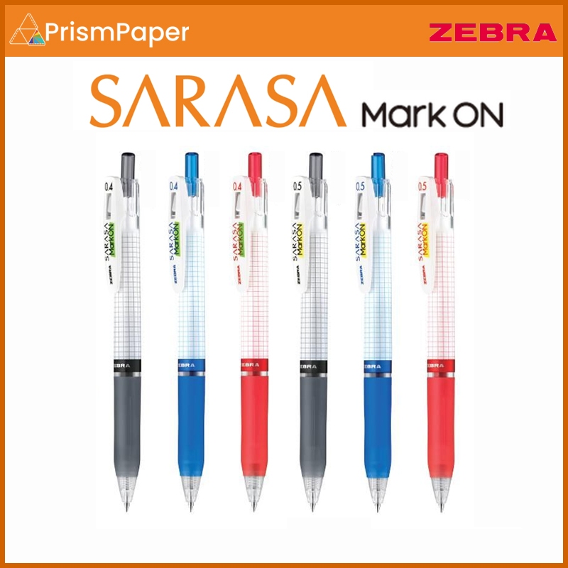 Zebra Sarasa Mark On Gel Pen 0.4 / 0.5mm made in japan