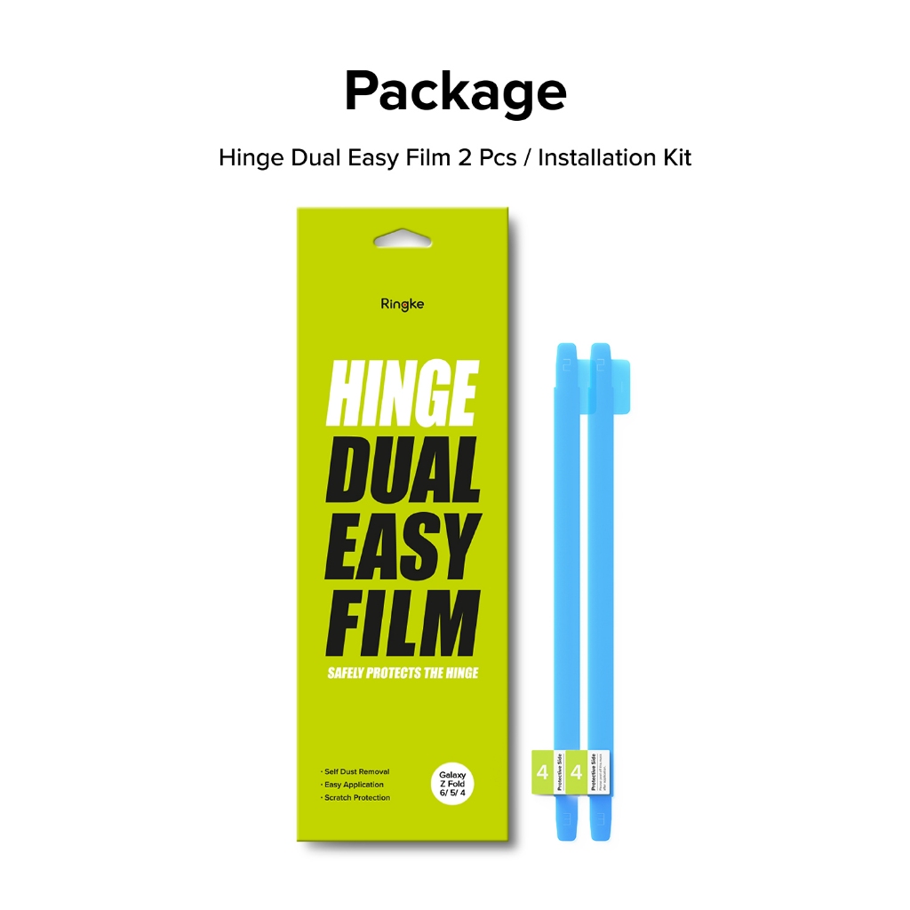 Ringke Hinge Dual Easy Film สําหรับ Galaxy Z Fold 6 5 4 ตัวป้องกันฝาครอบบานพับแบบยืดหยุ่นใส ราคา ถูกที่สุด ดีลบีเคเค แกลเลอรีภาพที่ 7