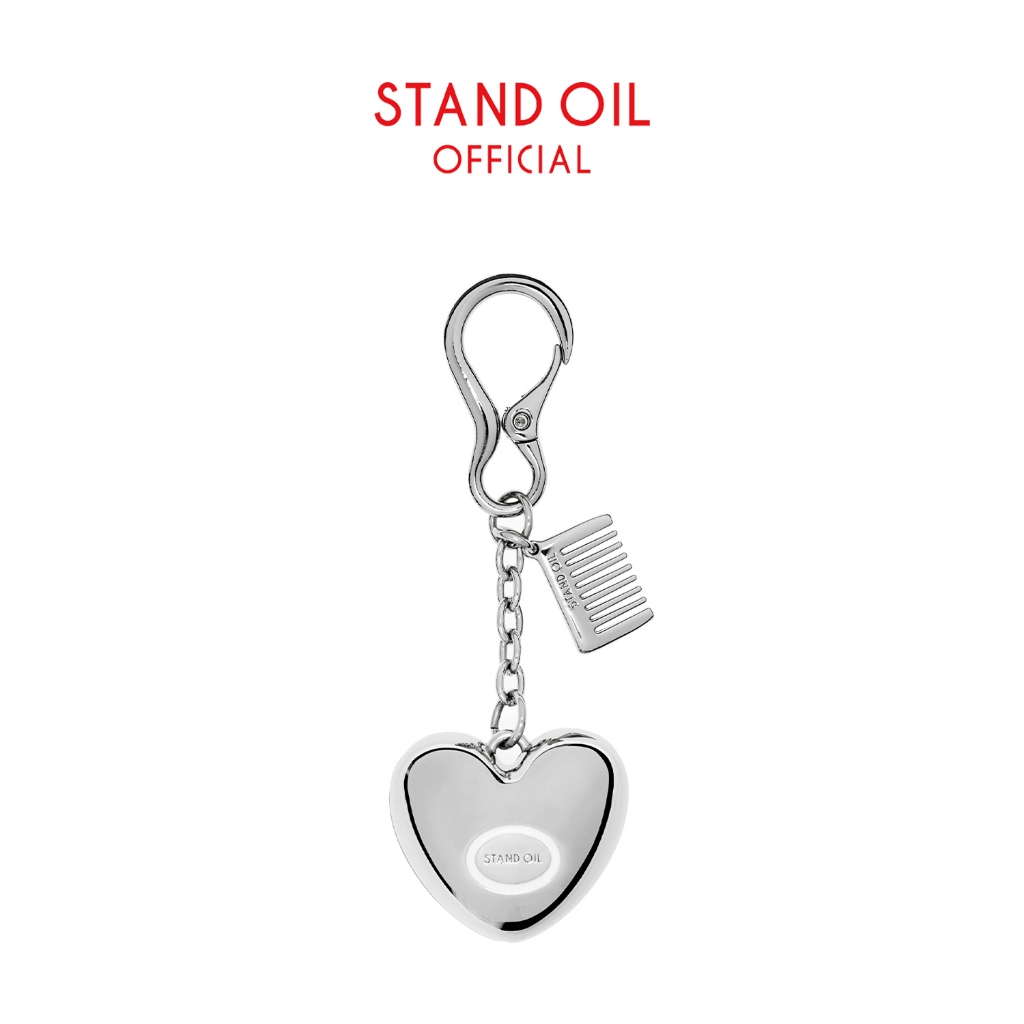 [STAND OIL] Mirror Heart Keyring
