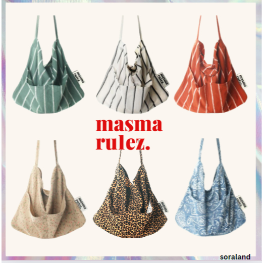 [Masmarulez] Rabbit eco bag กระเป๋าสะพายข้าง 12 สี