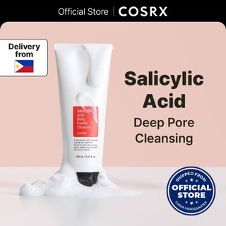 [COSRX OFFICIAL] Salicylic Acid Daily Gentle Cleanser, Salicylic Acid 0.5%, Tea Tree Leaf Oil 0.2%, Acne Treatment Cleanser for Acne-prone Skin