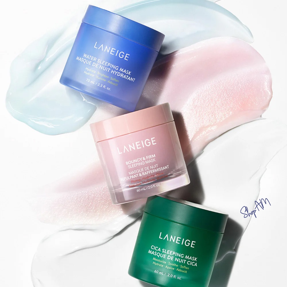 BoxPacking [LANEIGE] Bouncy & Firm / Water / Cica Sleeping Mask EX 60ml from KOREA