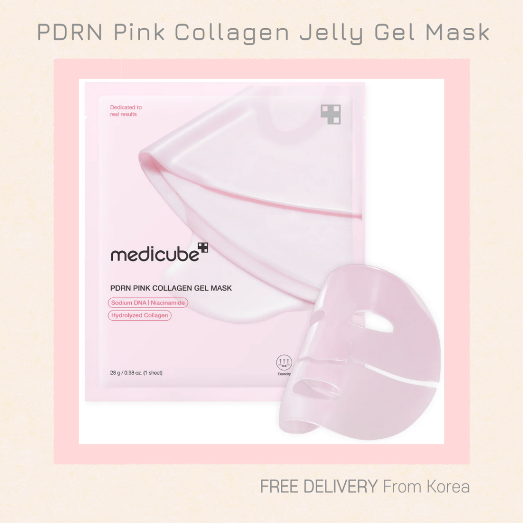 [MEDICUBE] Pdrn Pink Collagen Jelly Gel Mask 3ea