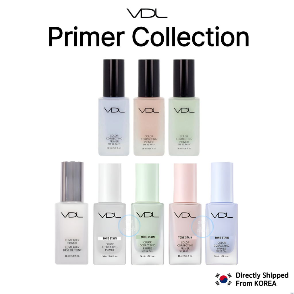 [VDL] Lumilayer | Correcting | Tone Stain | Color Primer 30ml, Radiant Glow Makeup Base / Long-Lasting / Hydrating Primer